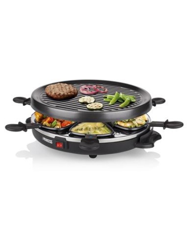 Princess 162725 Grill Raclette 6 Party Stone