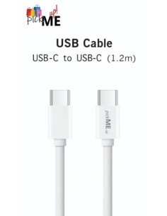 USB Cable USB-C to USB-C 1,2m PickMe-Up [CC7813]