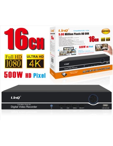 DVR H.264 AHD5 MPx LinQ 16CH [AHD-]50016]