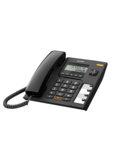 TELEFONO FISSO ALCATEL T56 DISPLAY ID CHIAM. VIVAVOCE NERO 10MEM