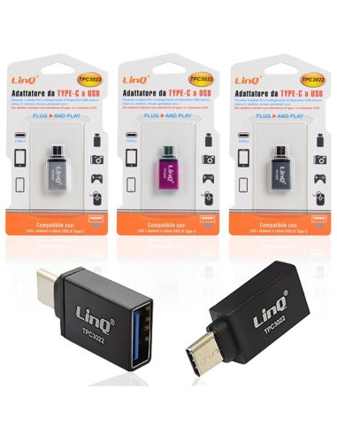 ADATTATORE DA TYPE-C  A USB [TPC3022]